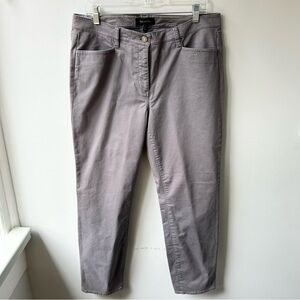 Talbots women’s grey cotton chino pants